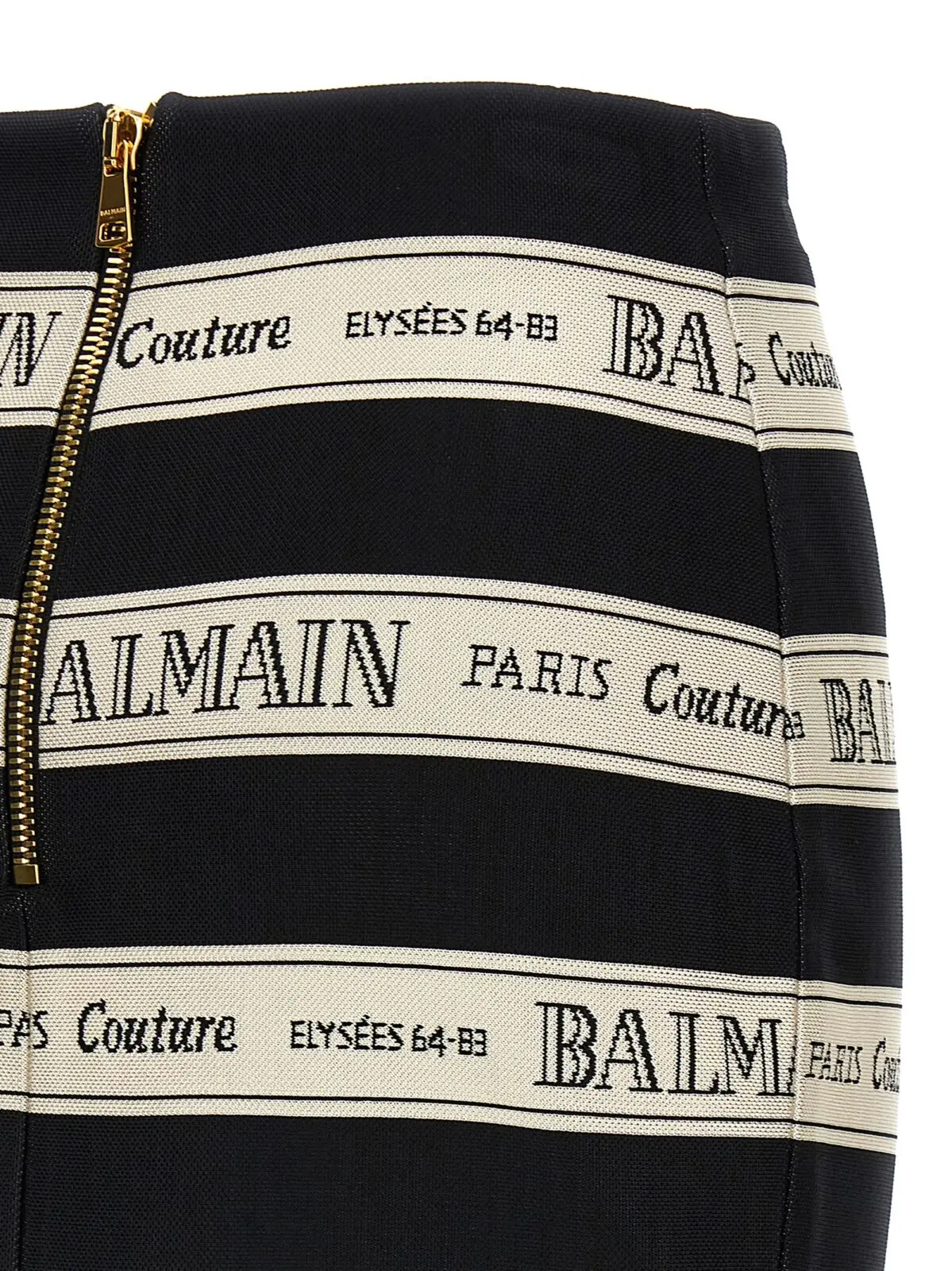 Спідниця Balmain Nastro Balmain Чорна 4 'Nastro Balmain' skirt 97% vi