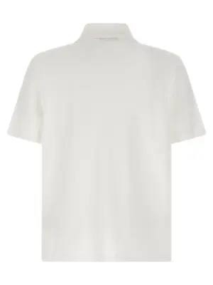 'Coin' polo shirt EH1GC026BC94GAB BALMAIN White/Black