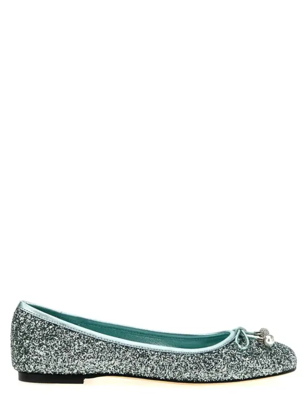 'Elme' ballet flats JIMMY CHOO Green