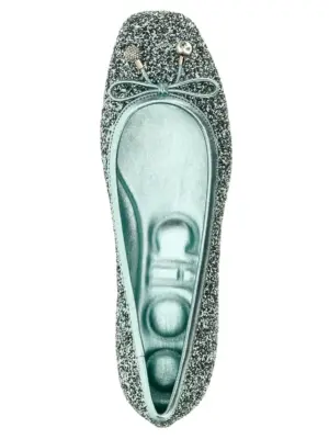 'Elme' ballet flats 90% textile