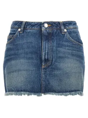 Denim mini skirt DOLCE & GABBANA Blue