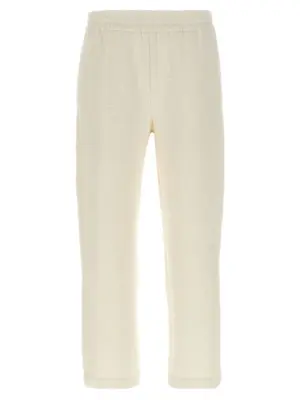 FF monogram joggers FENDI White
