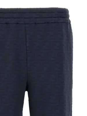 FF monogram joggers Man FENDI Blue