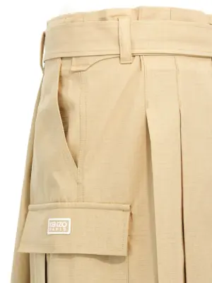'Cargo' skirt 100% cotton KENZO Beige