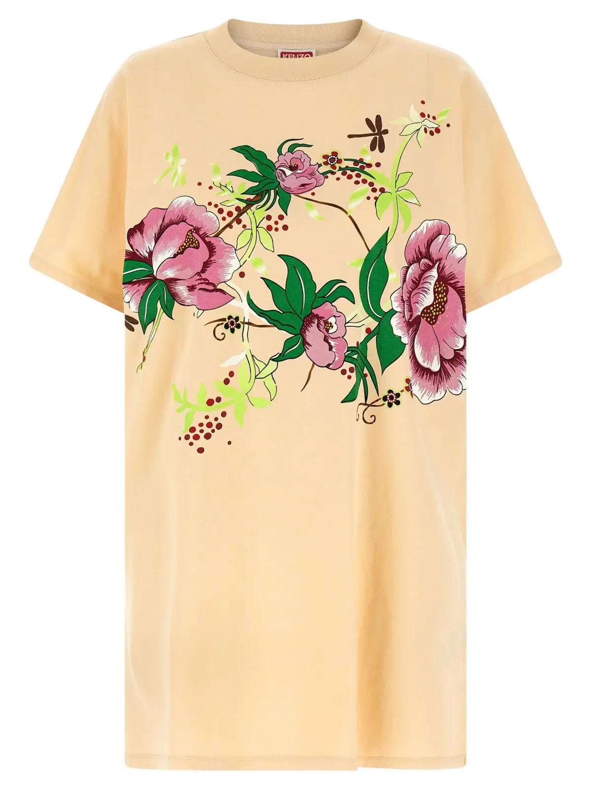 Сукня Kenzo Peonies Kimono Рожева 1 'Peonies Kimono' dress KENZO Pink