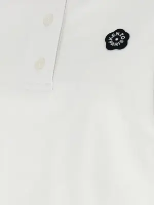 'Boke Flower 2.0' polo shirt 100% cotton KENZO White