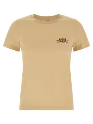 'Kenzo Happy Tiger' T-shirt KENZO Beige
