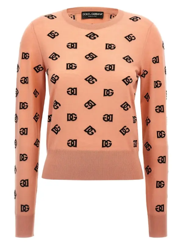 Logo sweater DOLCE & GABBANA Pink