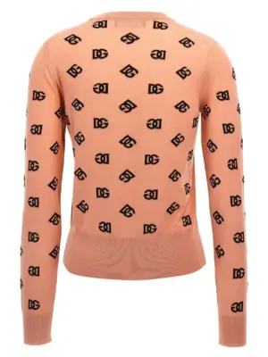 Logo sweater FXJ34TJFMGSF0473 DOLCE & GABBANA Pink