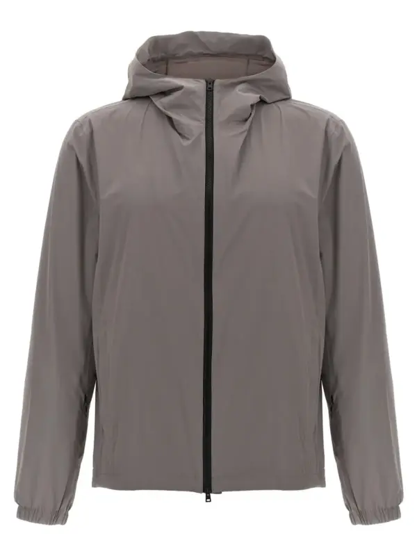 Hooded jacket HERNO Gray