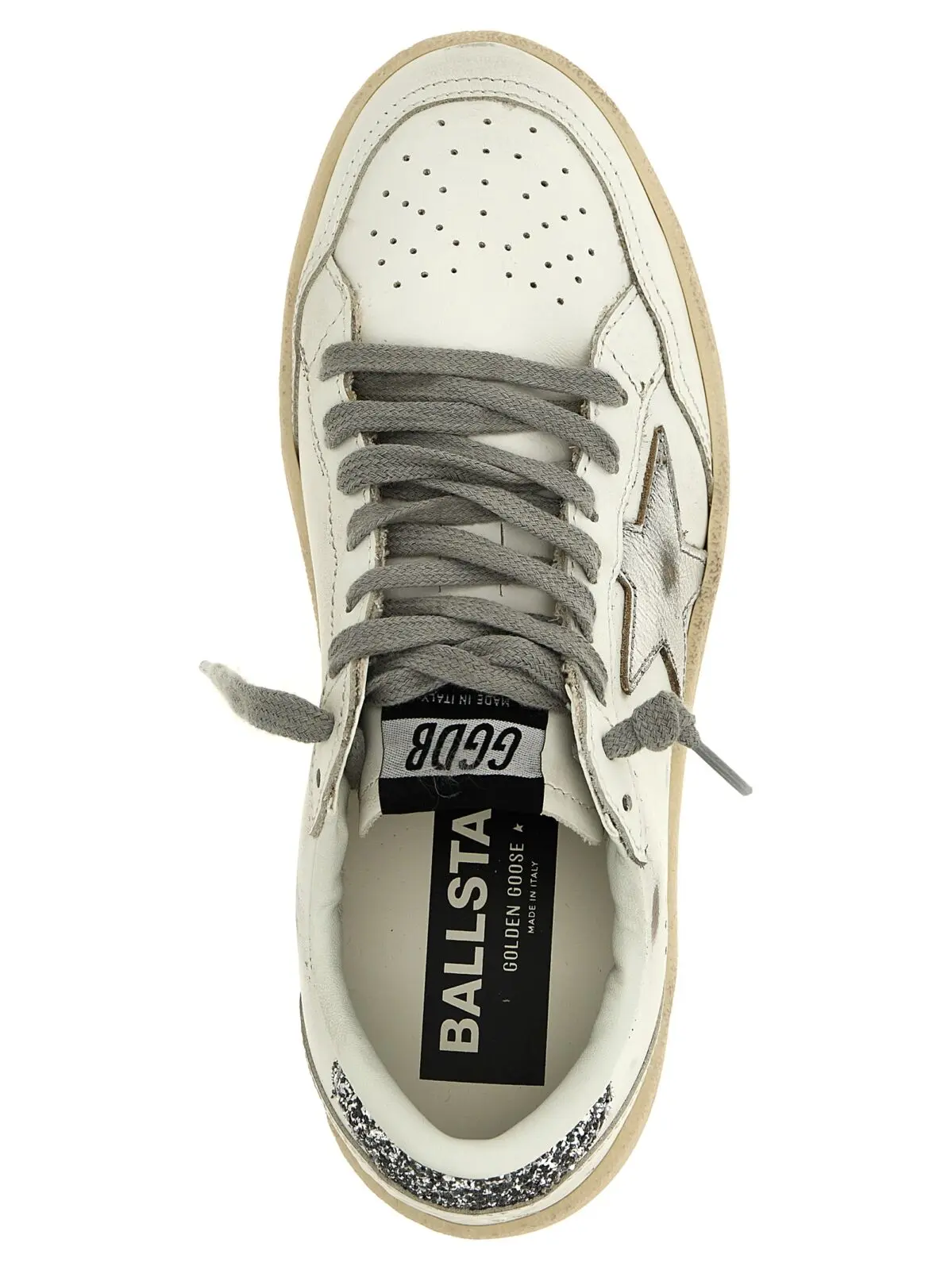 Кросівки Golden Goose Ball Star 2 Срібні 5 'Ball Star 2' sneakers Spring Summer 2025 GOLDEN GOOSE Silver