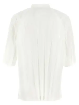 'Edge Shirt' shirt HP56FJ30501 HOMME PLISSE' ISSEY MIYAKE White