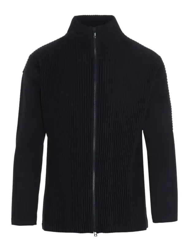 'Basics' cardigan HOMME PLISSE' ISSEY MIYAKE Blue