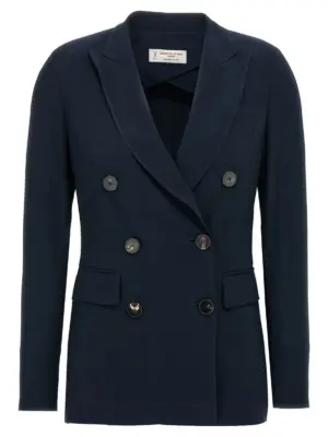 Double-breasted blazer ALBERTO BIANI Blue
