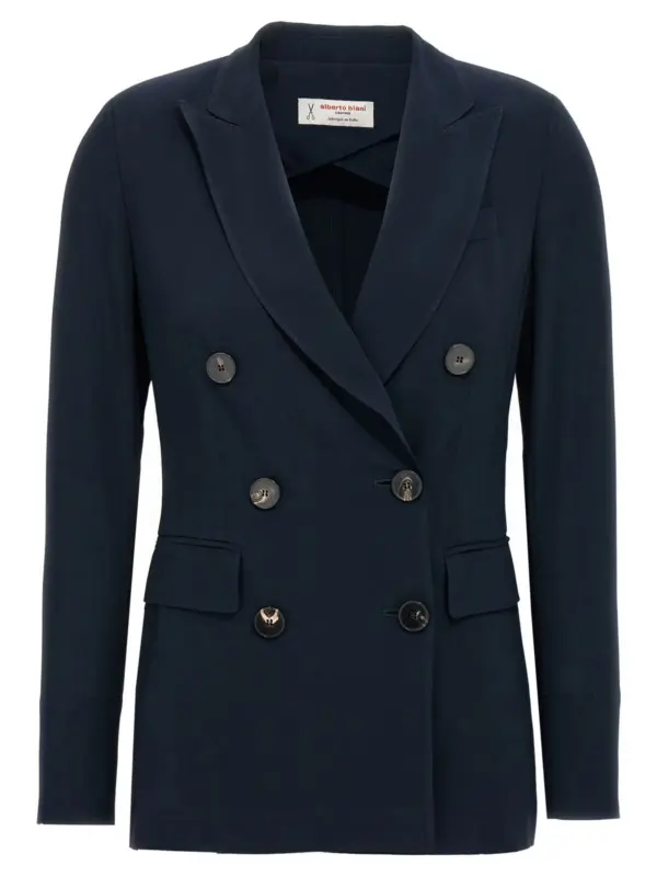 Double-breasted blazer ALBERTO BIANI Blue