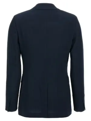 Double-breasted blazer II841VI008180 ALBERTO BIANI Blue