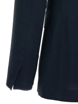 Double-breasted blazer 94% viscose 6% elastane ALBERTO BIANI Blue