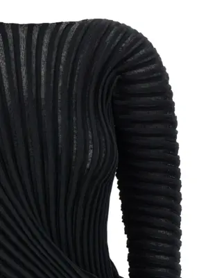 'Stream' top Woman ISSEY MIYAKE Black