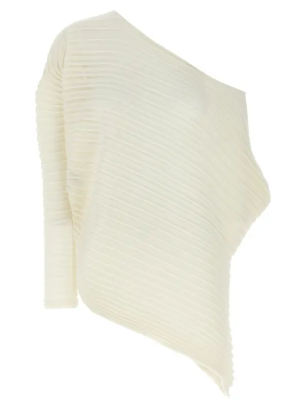 'Stream' top ISSEY MIYAKE White