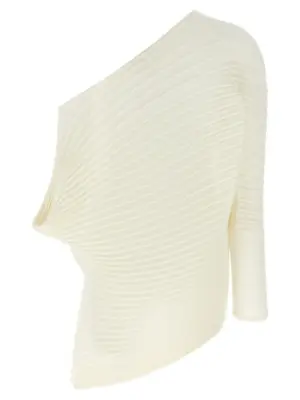 'Stream' top Woman ISSEY MIYAKE White