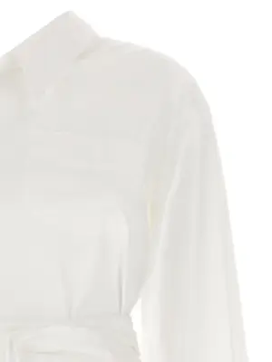 One-shoulder shirt Woman MOSCHINO White