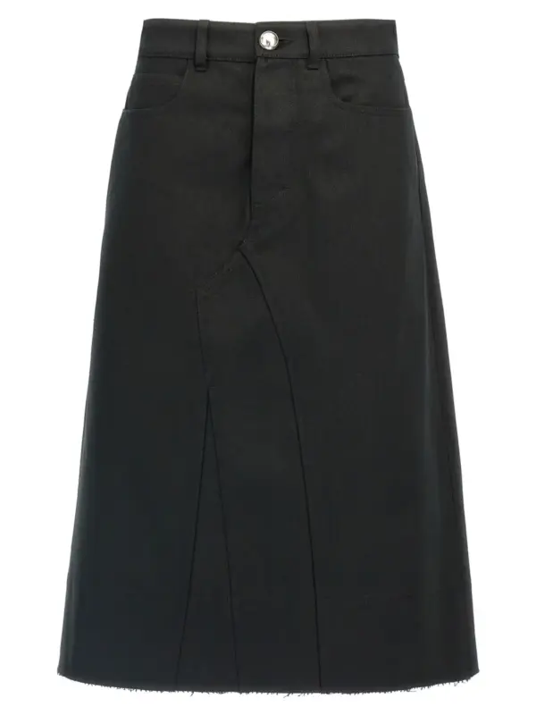 Midi skirt JIL SANDER Black