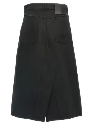 Midi skirt J02MA0264J46655001 JIL SANDER Black