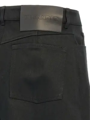 Midi skirt 100% cotton JIL SANDER Black