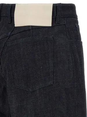 Denim jeans 100% cotton JIL SANDER Black
