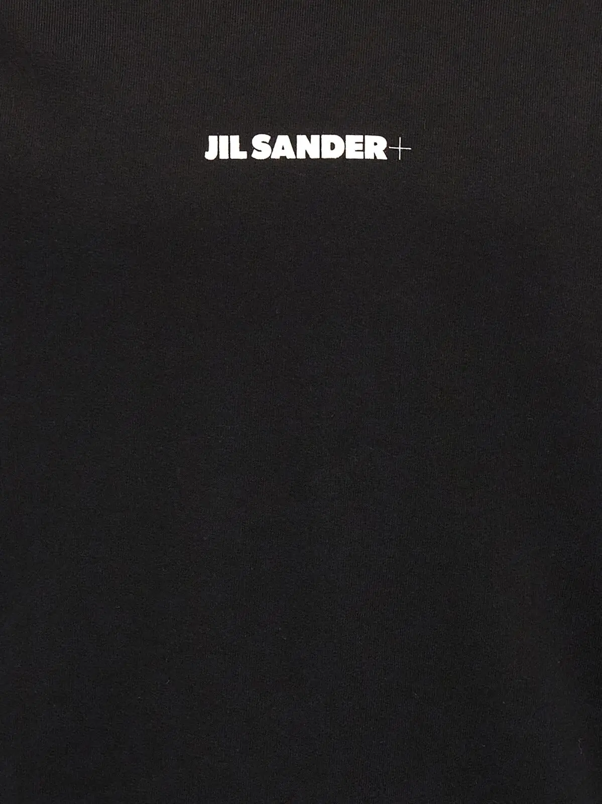 Худі Jil Sander Logo Чорний 4 Logo hoodie 100% cotton JIL SANDER Black