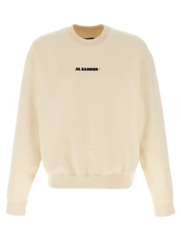 Logo sweatshirt JIL SANDER Beige