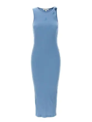Logo ribbed dress J.W.ANDERSON Light Blue