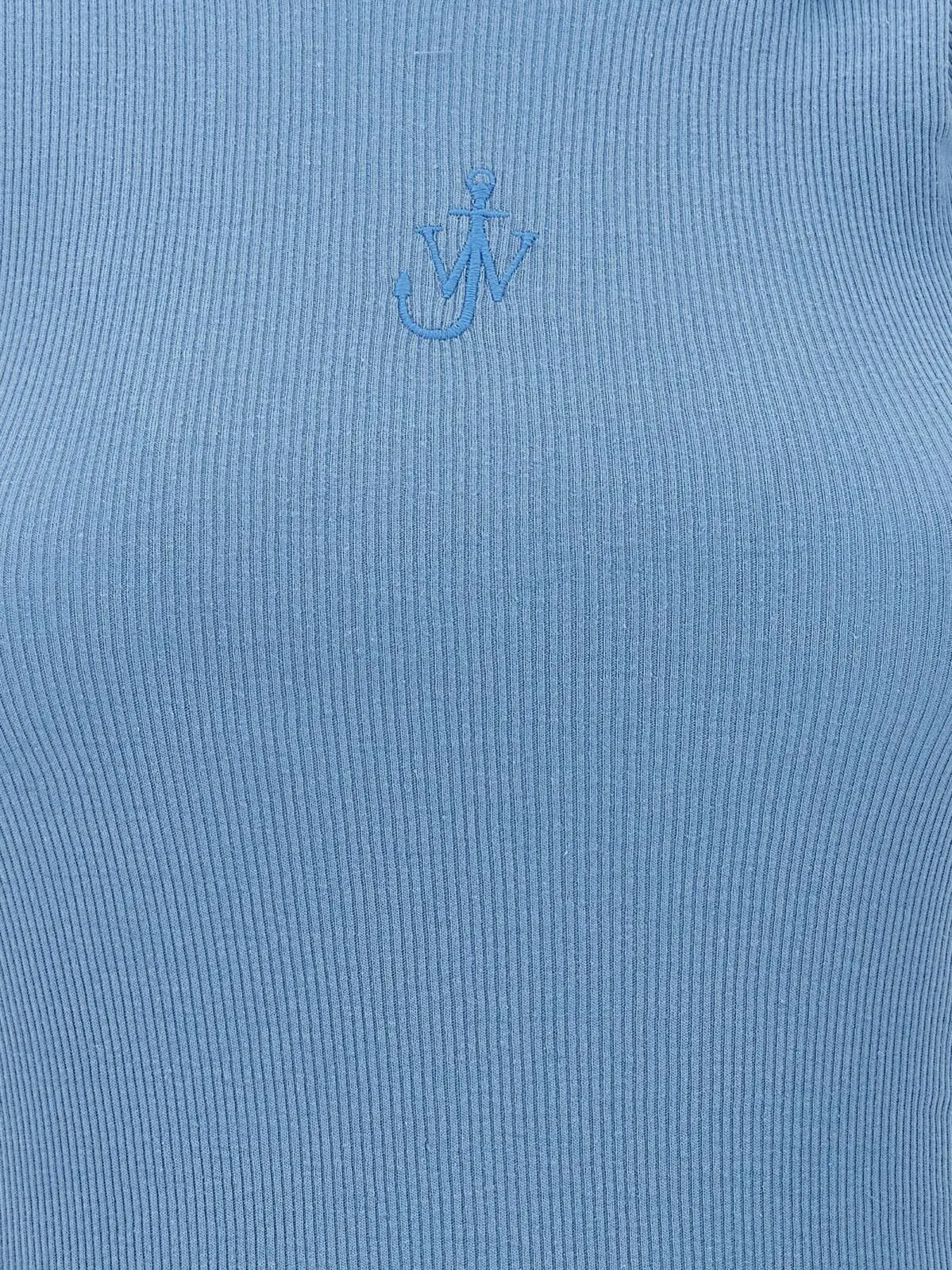 Сукня J. W. Anderson Logo ribbed Блакитна 4 Logo ribbed dress 100% cotton J.W.ANDERSON Light Blue
