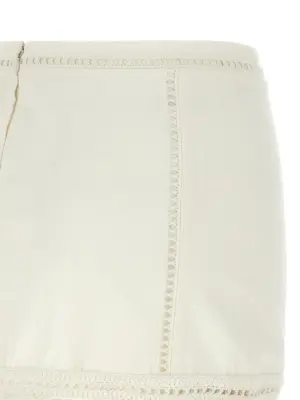 'Sandra' skirt 100% cotton ISABEL MARANT White