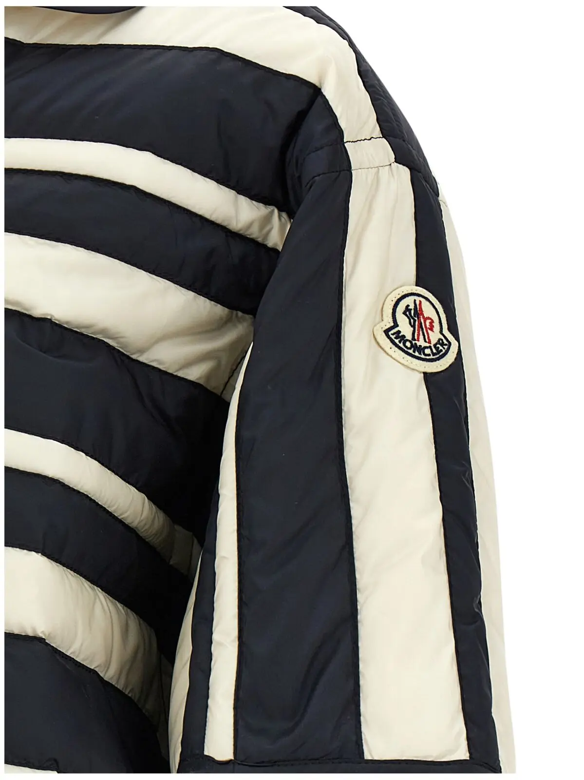 Сорочка Moncler у смужку Багатокольорова 4 Striped shirt 100% polyamide MONCLER Multicolor