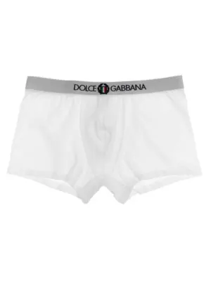 Coat of arms boxer shorts DOLCE & GABBANA White
