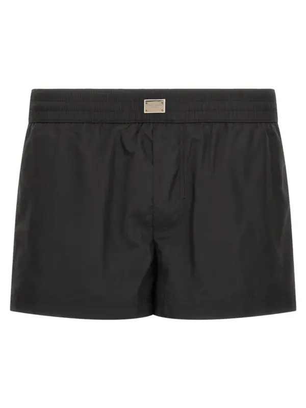 Logo swimsuit DOLCE & GABBANA Black