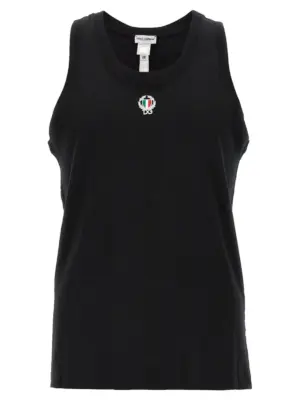 'Sport Crest' tank top DOLCE & GABBANA Black