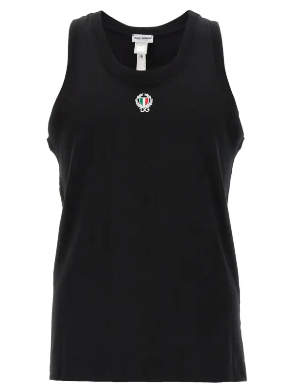 'Sport Crest' tank top DOLCE & GABBANA Black