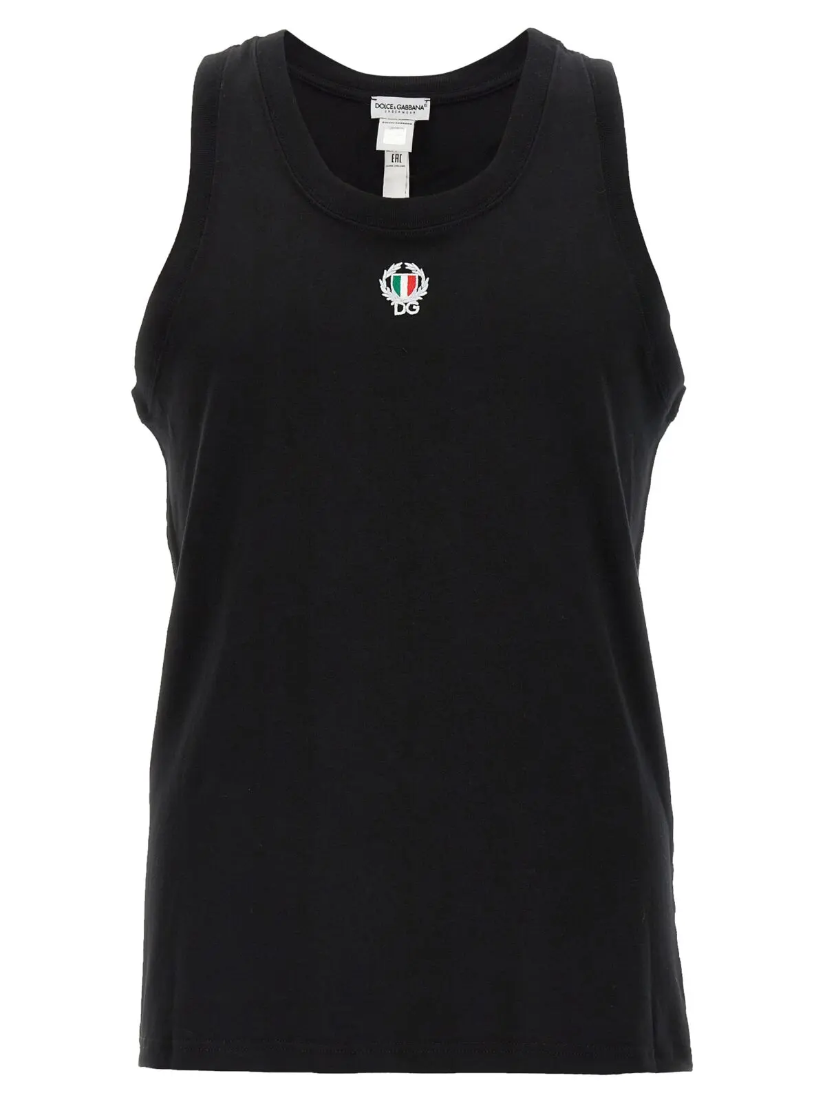 Майка Dolce Gabbana Sport Crest Чорна 1 'Sport Crest' tank top DOLCE & GABBANA Black