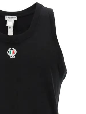 'Sport Crest' tank top Man DOLCE & GABBANA Black
