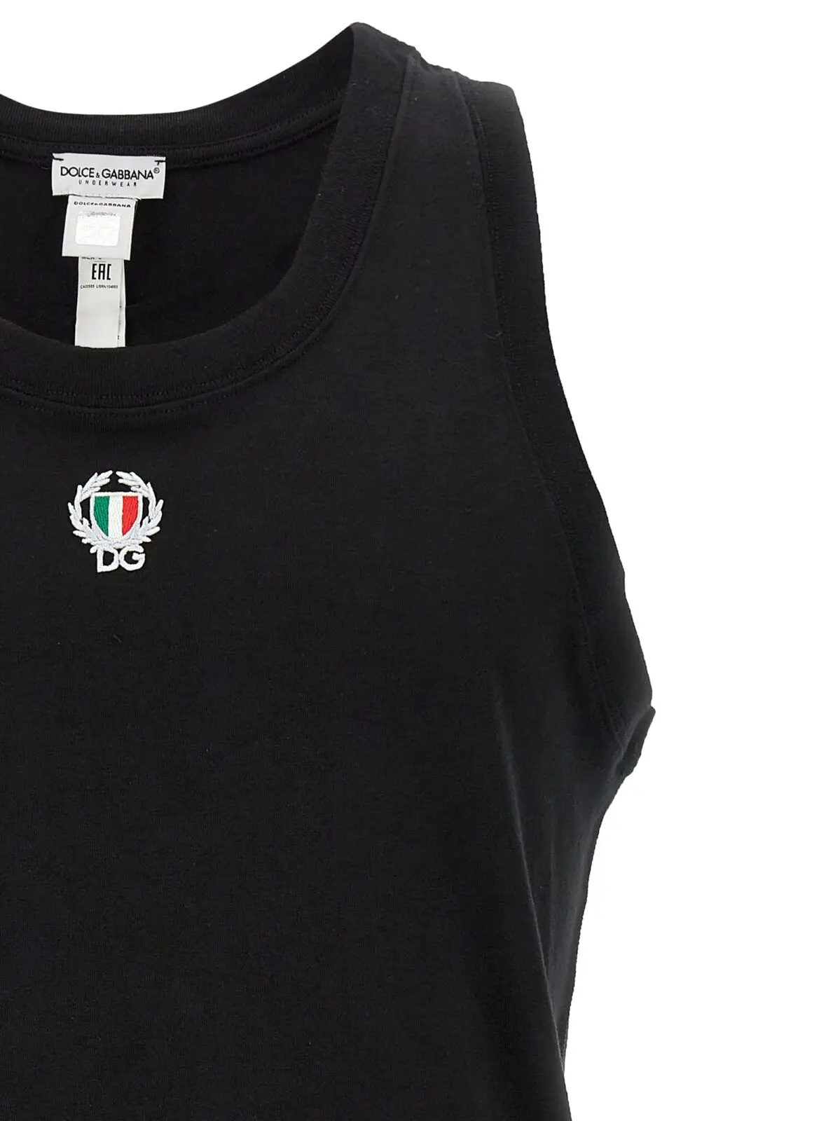 Майка Dolce Gabbana Sport Crest Чорна 3 'Sport Crest' tank top Man DOLCE & GABBANA Black