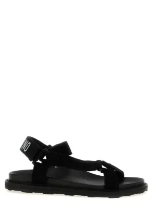 'Sporty' sandals MOSCHINO Black