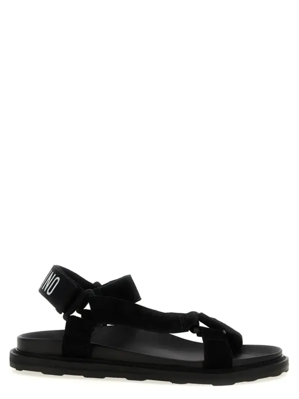 'Sporty' sandals MOSCHINO Black