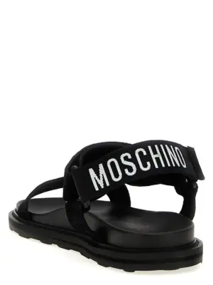 'Sporty' sandals Man MOSCHINO Black