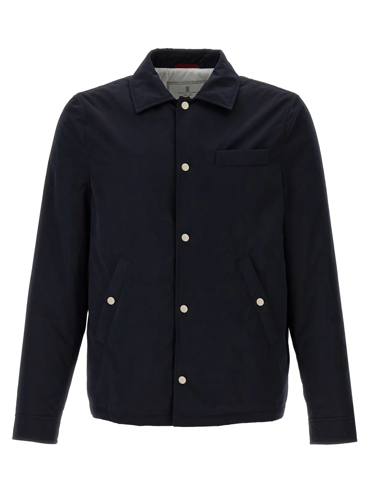 Куртка Brunello Cucinelli Water repellent Синя 1 Water repellent jacket BRUNELLO CUCINELLI Blue