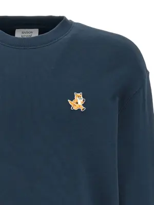 'Speedy Fox' sweatshirt Man MAISON KITSUNE Blue