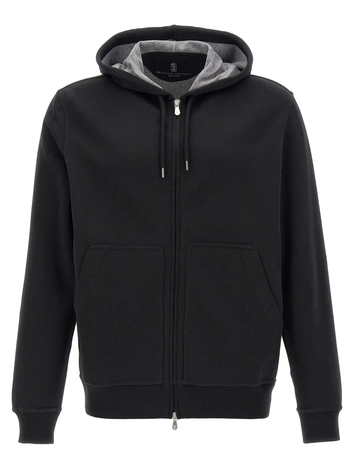 Худі Brunello Cucinelli Zip Синє 1 Zip hoodie BRUNELLO CUCINELLI Black