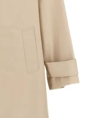 Trench coat 59% polyester 28% cotton 13% polyurethane THOM BROWNE Beige