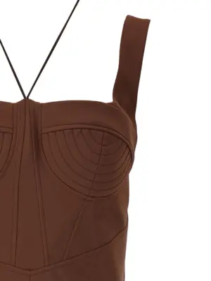 'Maddie' dress Woman NENSI DOJAKA Brown